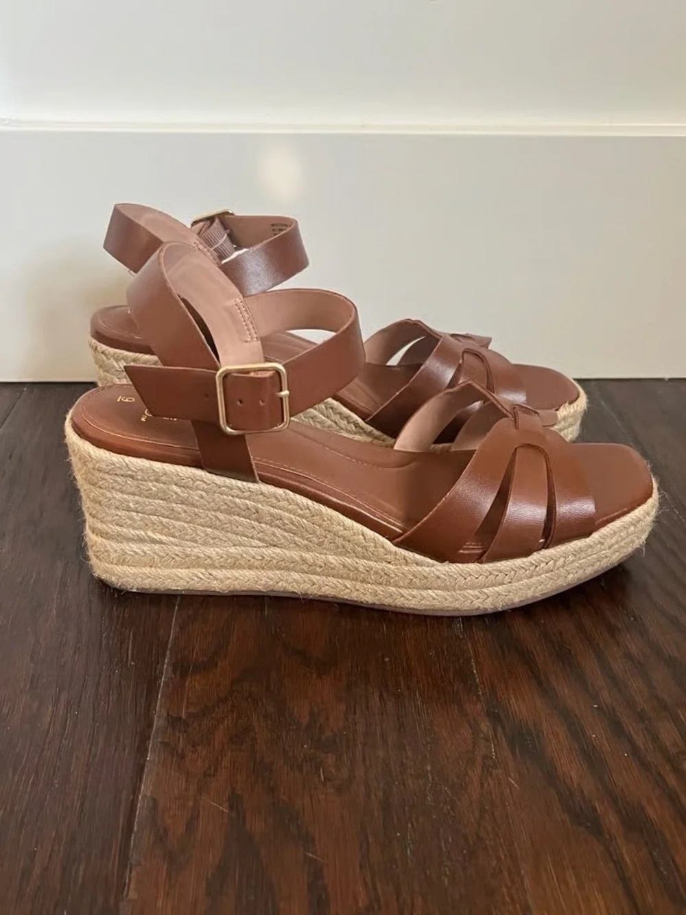 Women’s Brown Espadrille Wedge Sandals